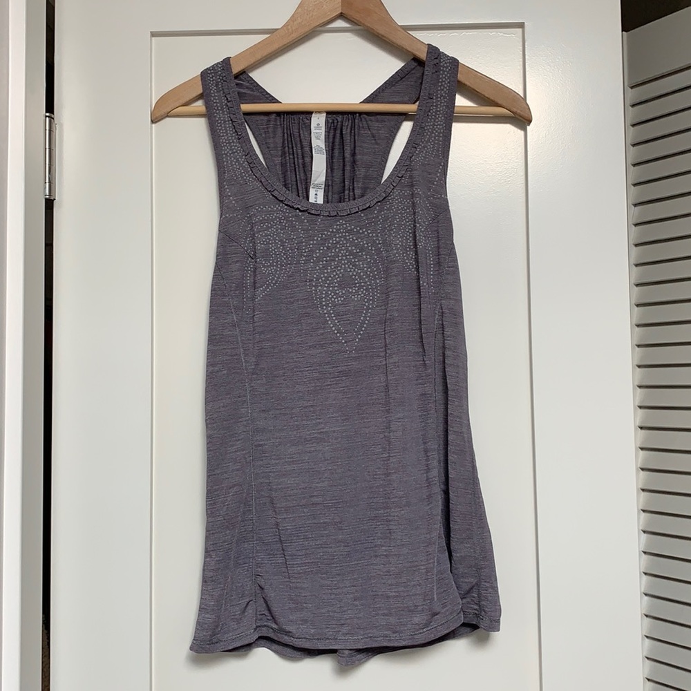 lululemon feather print racer back tank
